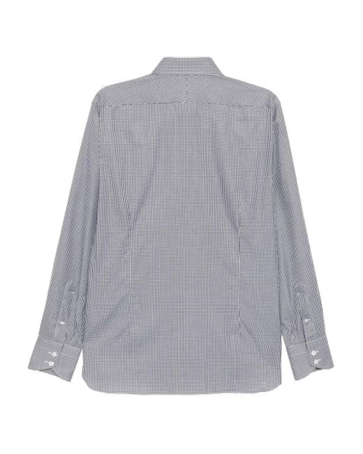 Tom Ford Gray Plaid Cotton Shirt for men