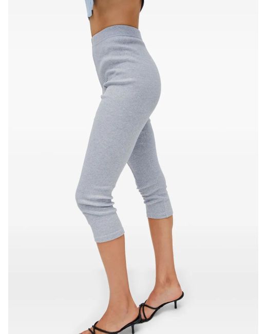 Sleeper Gray Cropped Leggings