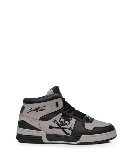 Philipp Plein Black Notorius High-Top Sneakers