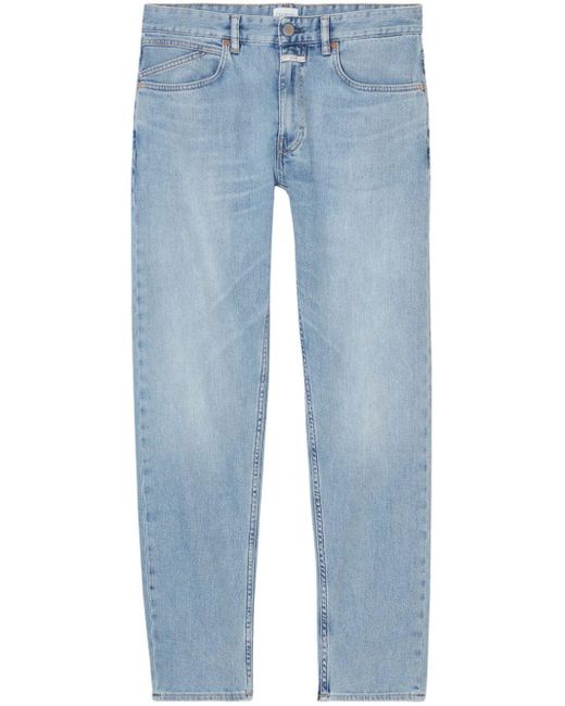 Closed Blue Cooper True Low-rise Straight-leg Jeans for men