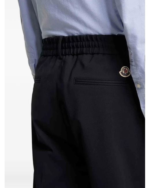 Moncler Blue Side-Stripe Trousers for men