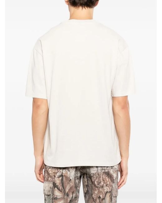 Melt White Animal-Print T-Shirt for men