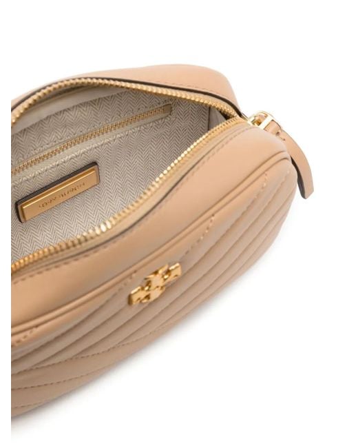 Tory Burch Natural Kira Chevron Camera Bag