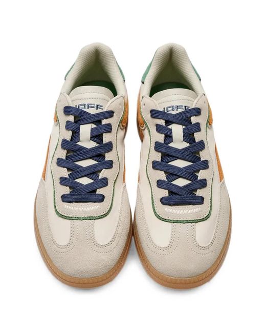 HOFF White Park Panelled Low-Top Sneakers for men