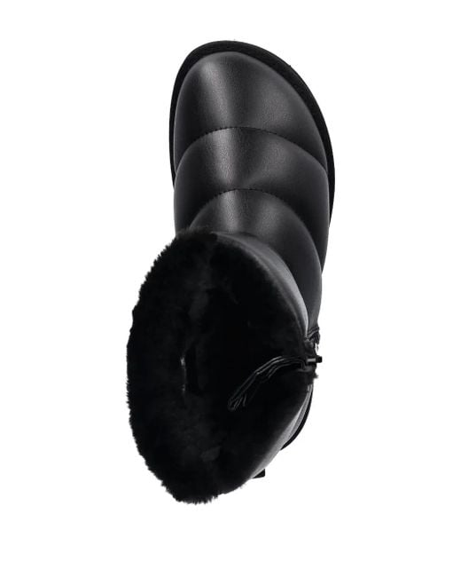 Karl Lagerfeld Black Padded Boots