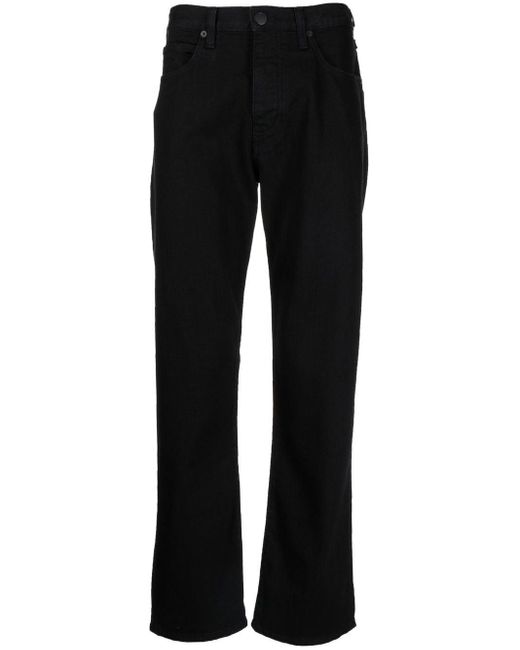 Emporio Armani Straight Jeans in het Black voor heren