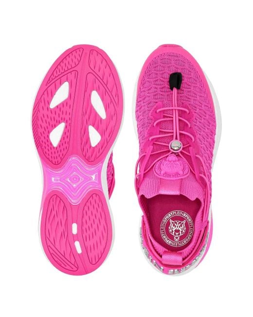 Philipp Plein Pink Ninja Shadow Sneakers
