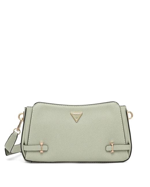 Guess Gray Rosalba Buckle Cross Body Bag