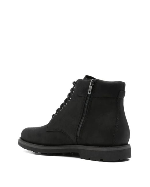 Timberland Black Alden Brook Lace-Up Zip Hiking Boots for men