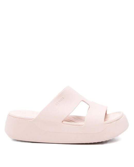 CROCSTM Pink Getaway Double-Strap Platform Sandals