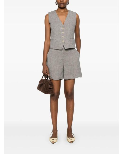 P.A.R.O.S.H. Gray Bambu Waistcoat