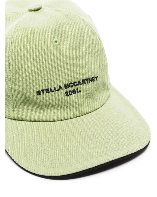 Stella McCartney Green Logo-Embroidered Baseball Cap