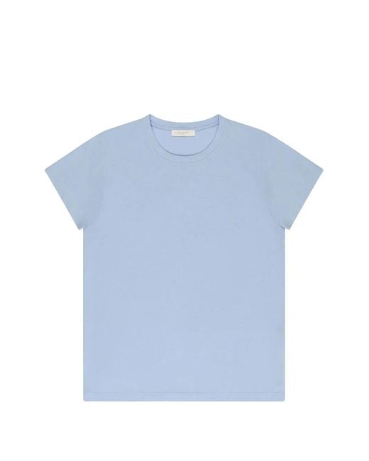 Slowear Blue Cotton T-Shirt