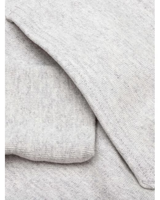 SAINT Mxxxxxx Gray Arched-Logo Hoodie for men
