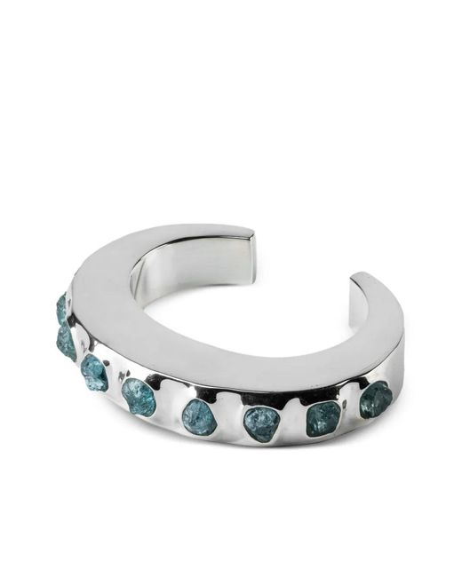 Parts Of 4 White Crescent Sterling Bracelet