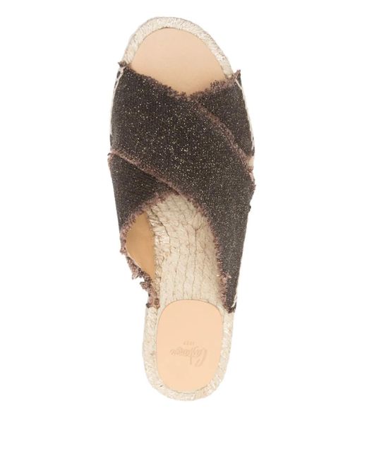 Espadrillas Palmera di Castaner in Brown