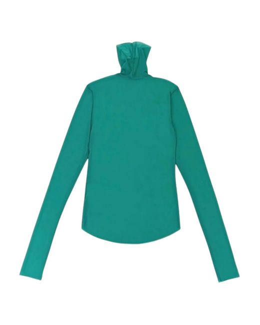 CALLIPYGIAN Green Turtleneck Top