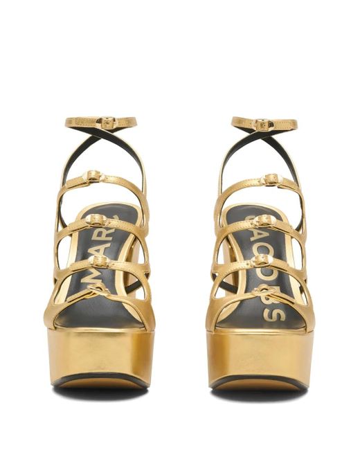 Marc Jacobs Metallic The Kiki Sandals