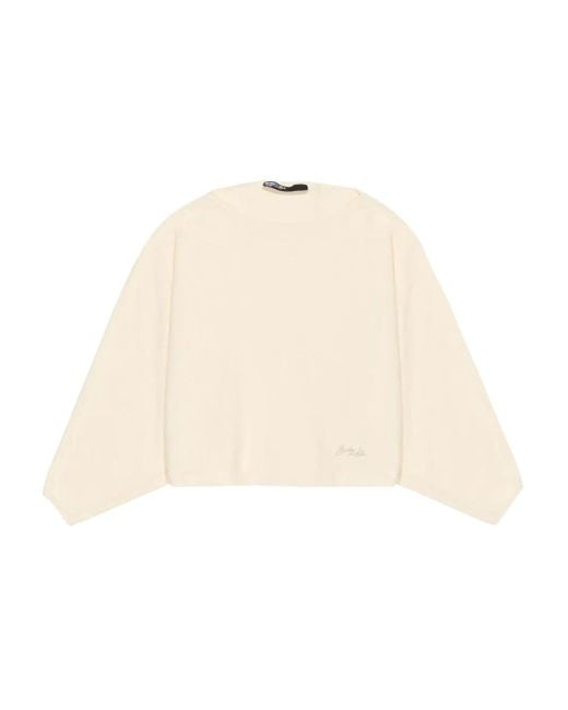 Bimba Y Lola ボートネック スウェットシャツ Natural