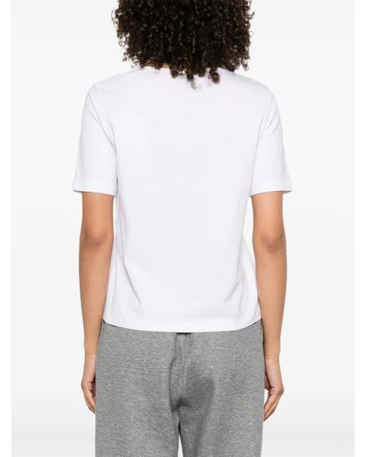 Herno White Crew-Neck T-Shirt