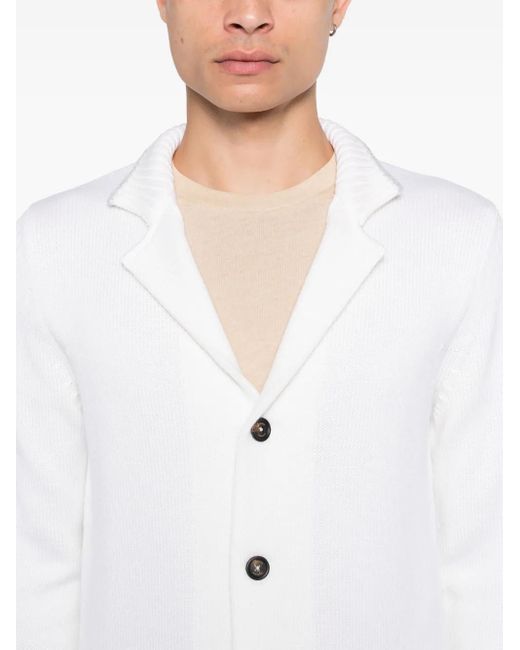 Eleventy Wollen Vest in het White voor heren