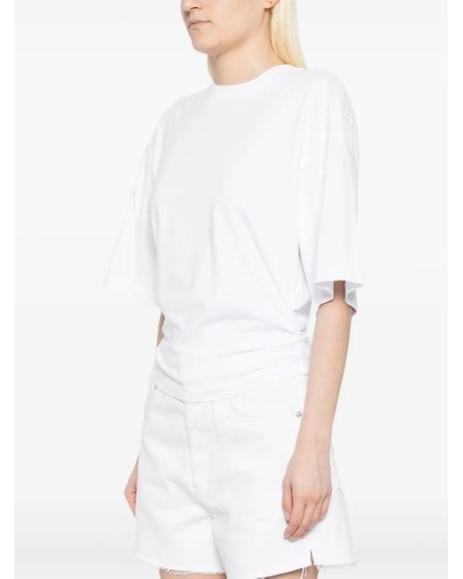 Agolde White T-Shirts And Polos