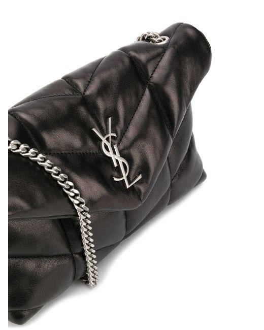 ysl shoulder bag black