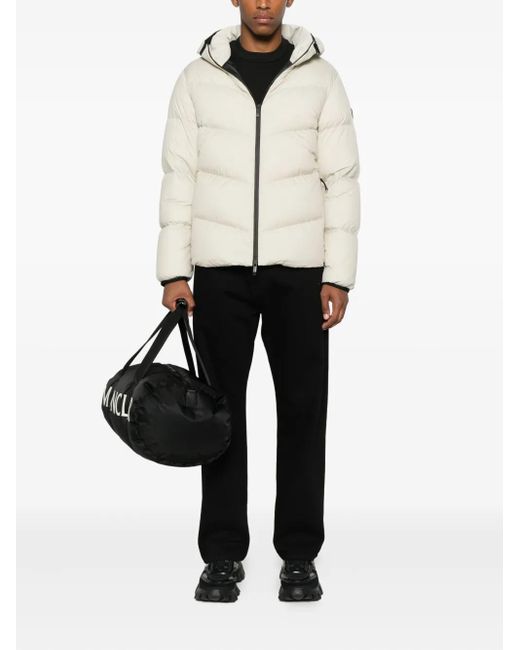 Moncler Natural Forez Hooded Quilted Jacket for men