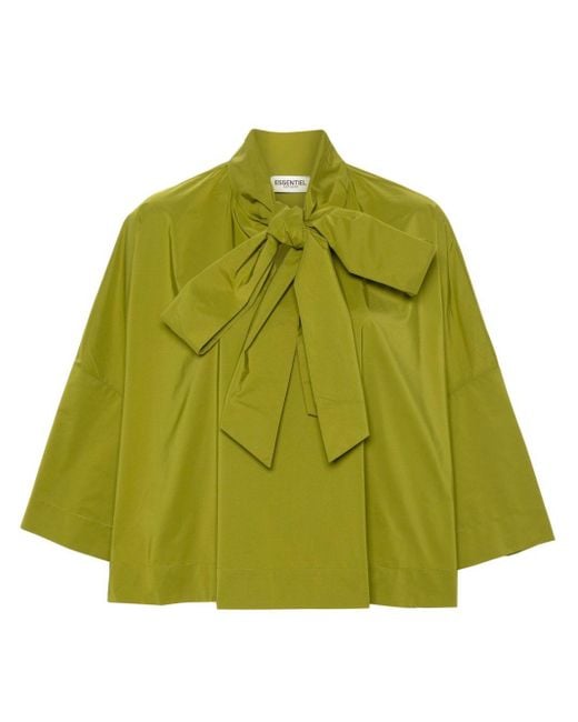 Essentiel Antwerp Green Gator Blouse