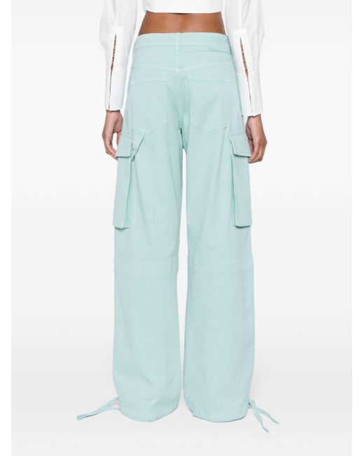 Pantalon ample à poches cargo Moschino Jeans en coloris Blue