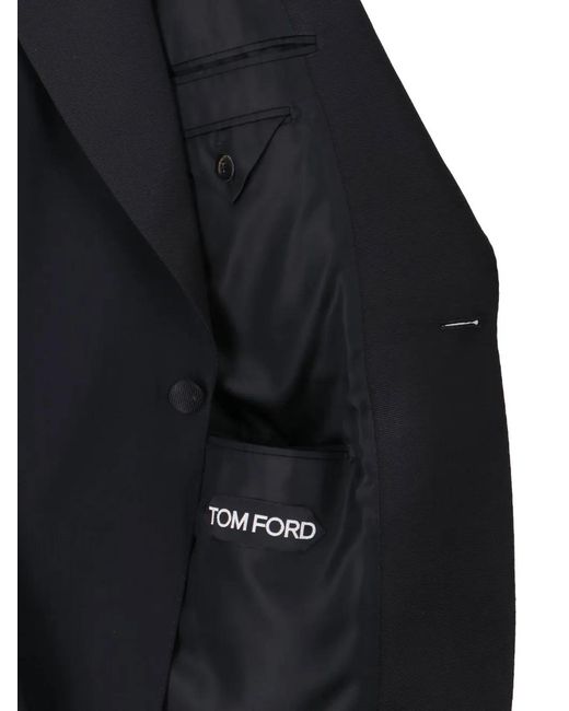 Tom Ford Black Jackets Wool for men