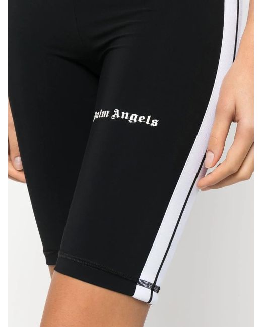 Palm Angels Blue Cycling Shorts