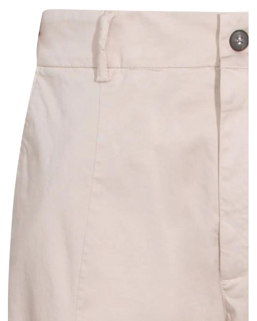 Eleventy Natural Button Trousers for men