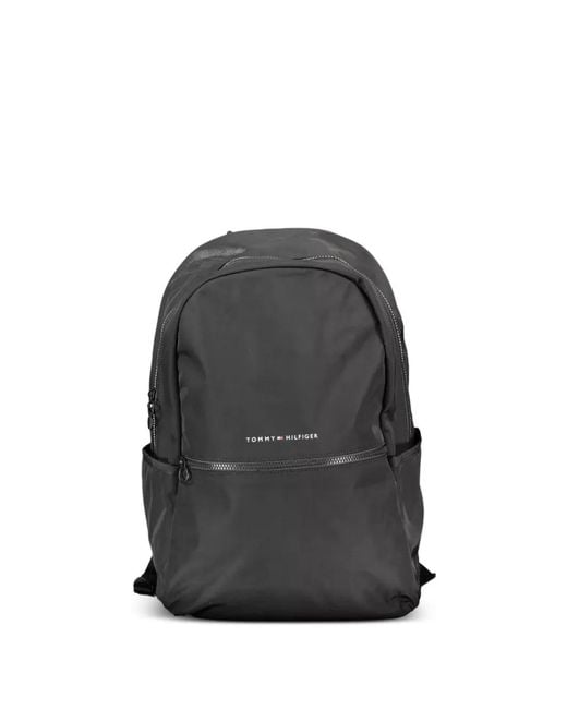 Sac À Dos À Détail De Logo Tommy Hilfiger pour homme en coloris Black