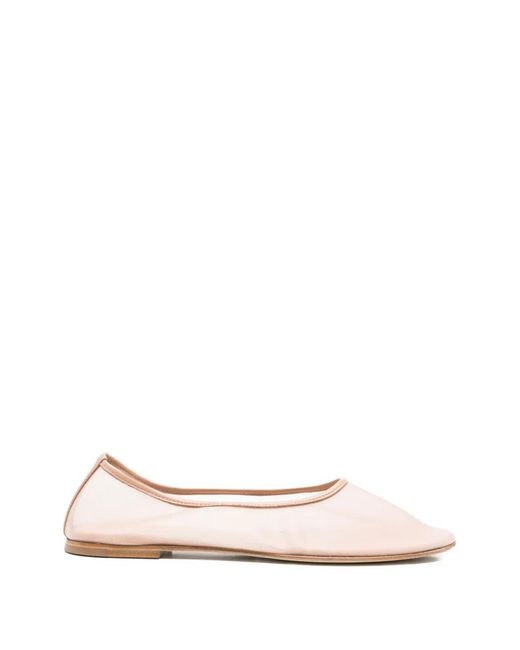 Dear Frances Pink Round-Neck Ballet Flat