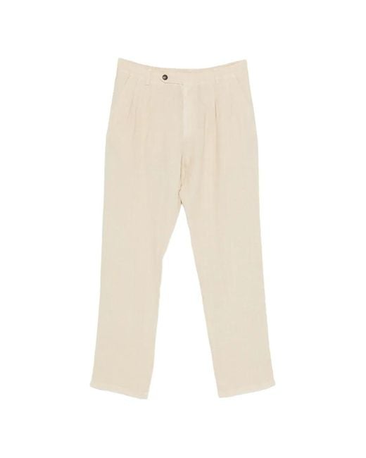 Mc2 Saint Barth White Regular Trousers for men