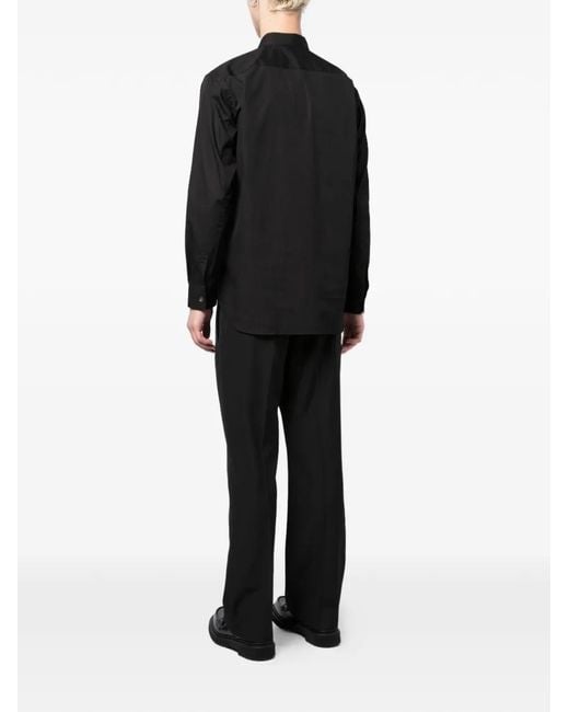 Comme des Garçons Black Chemise Asymétrique À Manches Longues for men