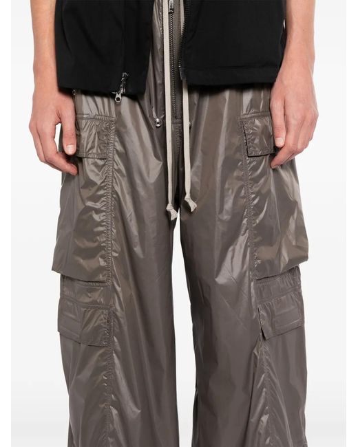 Rick Owens Brown Pantalon Ample À Poches Cargo for men