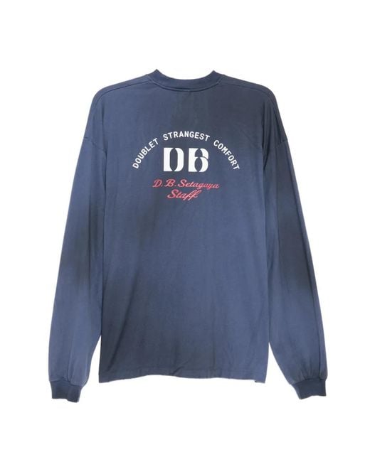 Doublet Workwear Bear T-Shirt in Blue for Men | Lyst