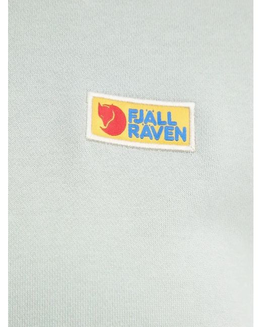 Fjallraven Green Vardag Logo-Patch Sweatshirt