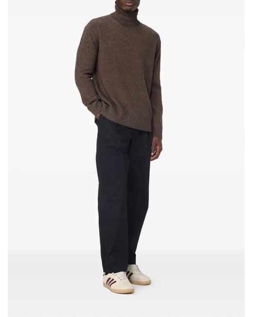 A.P.C. Brown Turtleneck Sweater for men
