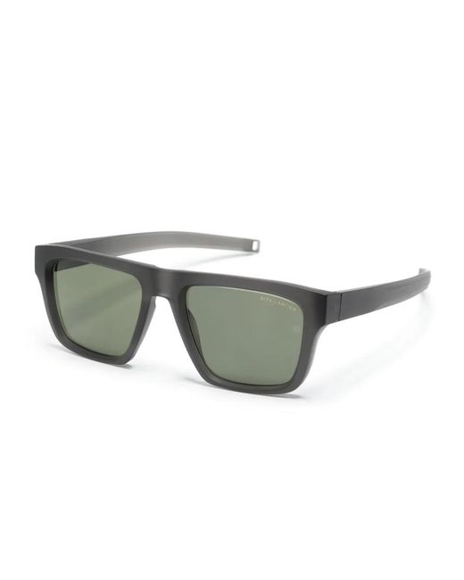 Dita Eyewear Green Square-Frame Sunglasses