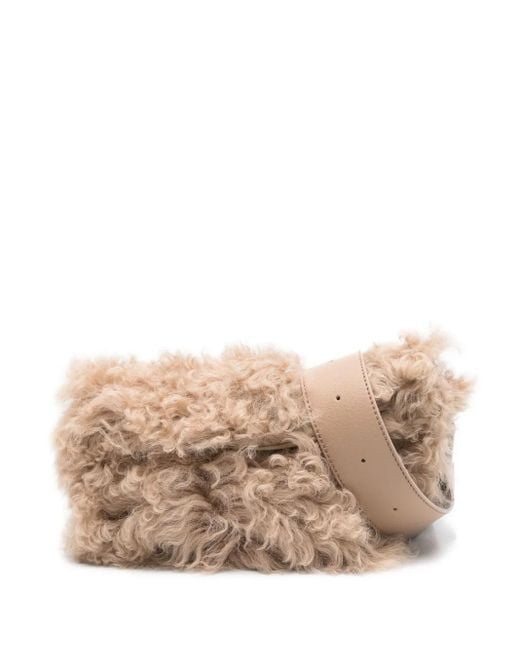 Alexander McQueen Natural T-Bar Cross Body Bag