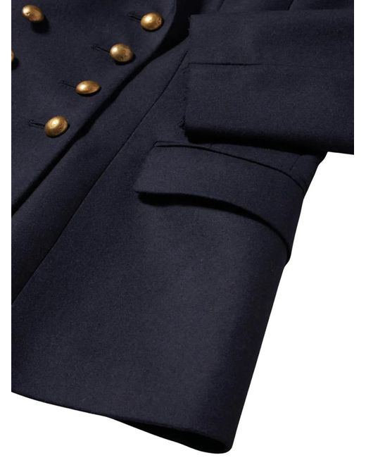 Fortela Blue Laureen Double-Breasted Blazer