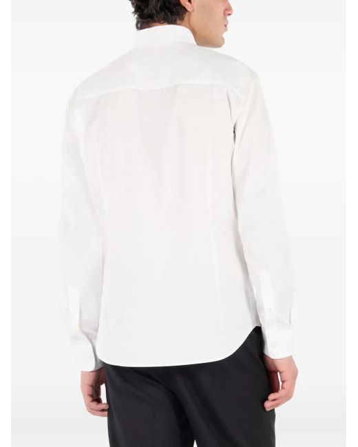 Roberto Cavalli White Cotton Shirt for men