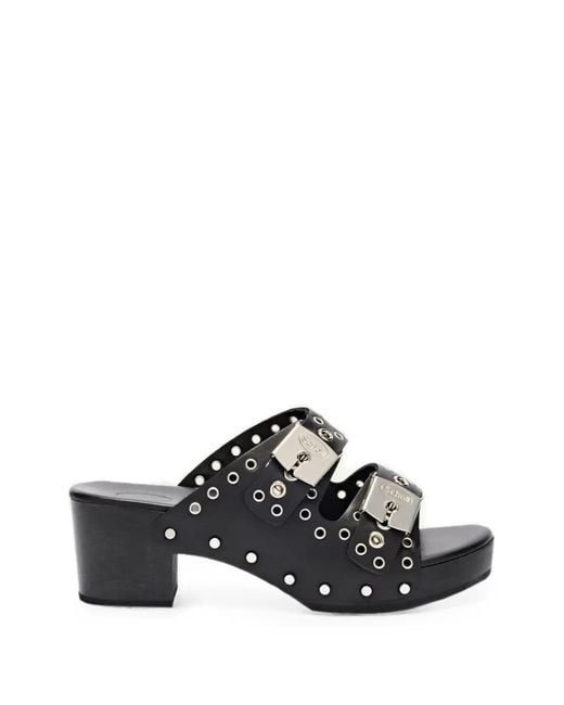 Scholl Black Pescura Ibiza Heeled Sandals