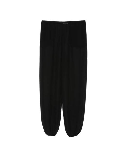 Frankie Shop Black Orissa Sheer Balloon Trousers
