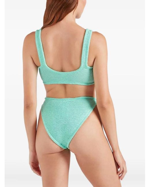 Hunza G Green Strukturierter Julia Bikini