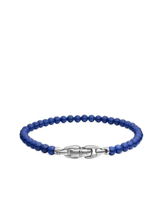 David Yurman Metallic Sterling Spiritual Beads Bracelet (4Mm) for men