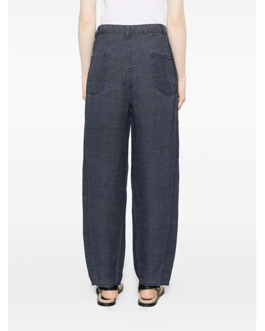 Osklen Blue Five-Pocket Trousers
